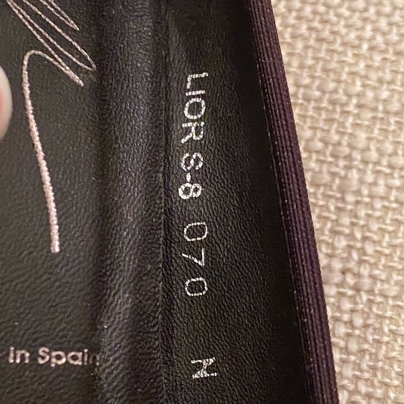 Donald J Pliner Dark Denim Open Toe W Snake Print Leather Heel / Womens Size 7N - Picture 11 of 11